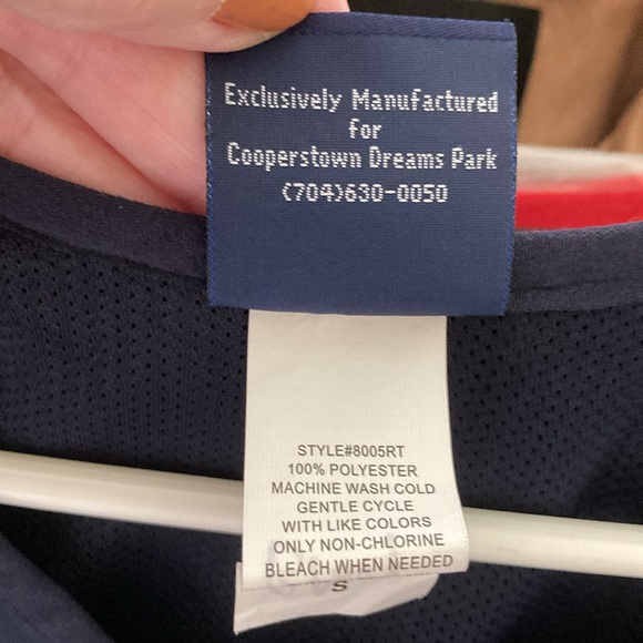 Cooperstown Dreams Park Baseball ⚾️ Pullover Shirt Jacket 💙❤️ - Picture 7 of 8